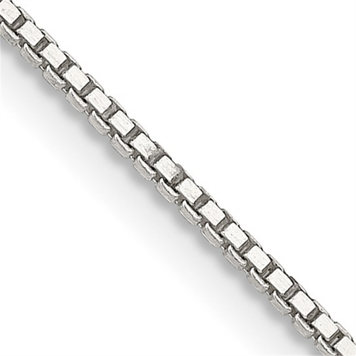 Sterling Silver Box Chain – 1.1mm, 18"