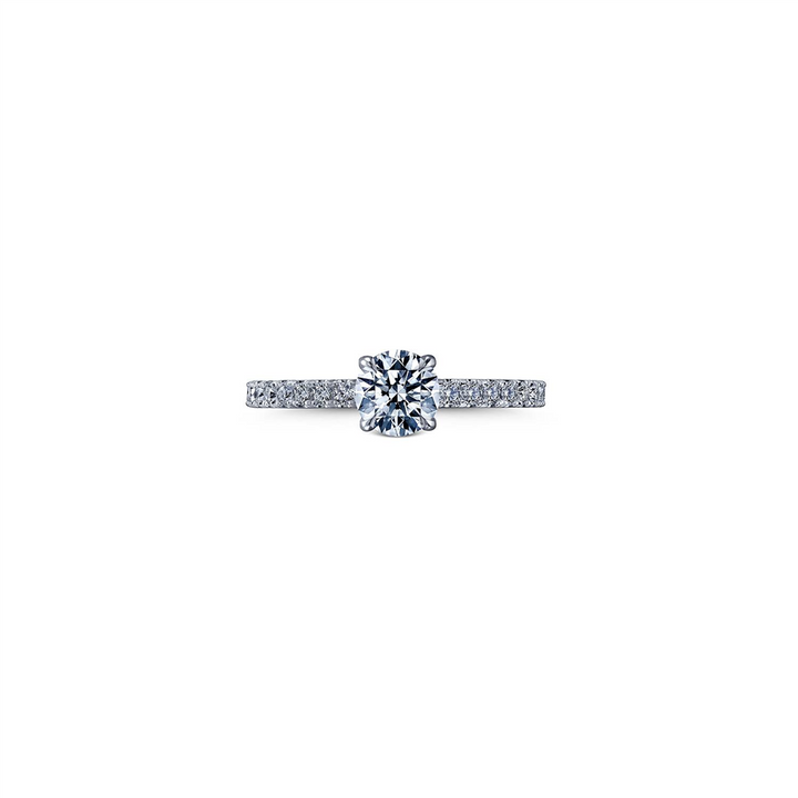 18K White Gold Diamond Engagement Ring 1.00ctw.