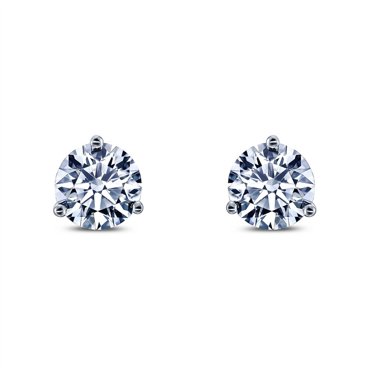 14K White Gold 2.06ct Lab Grown Diamond Earrings
