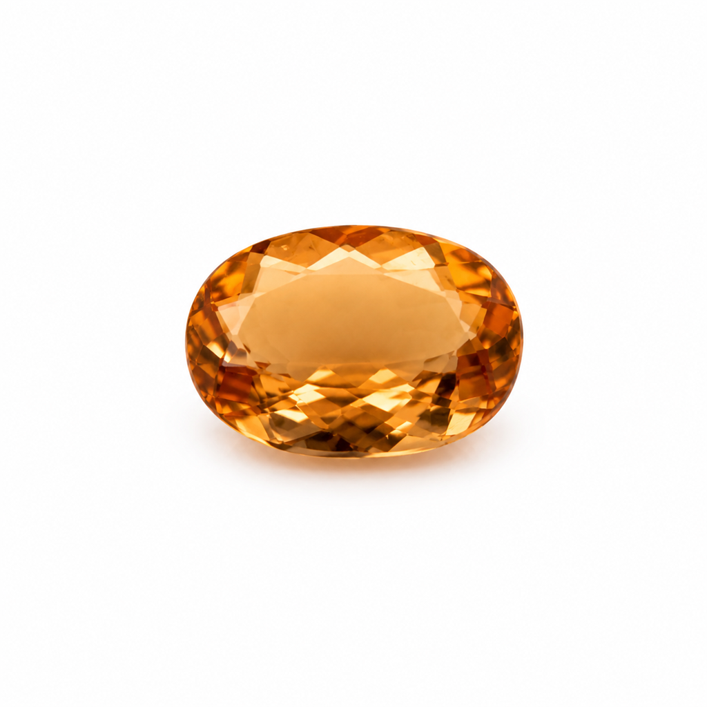 1.40 Carat Orange Garnet Oval Cut – 8.64 x 6.2mm