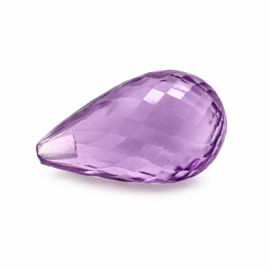 34.23ctw Pair of Amethyst Briolets