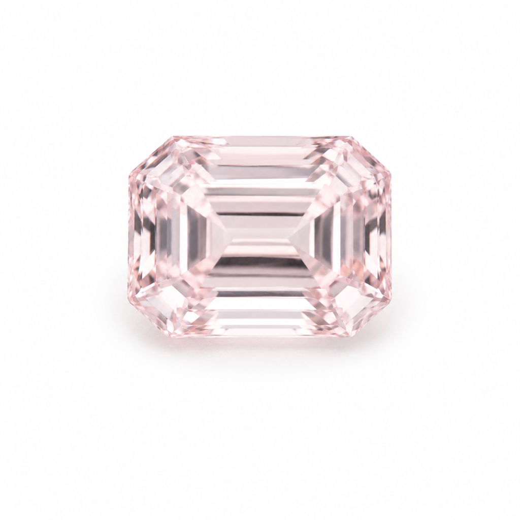 10.64 Carat Emerald Cut Morganite – 14.09 x 11.54mm
