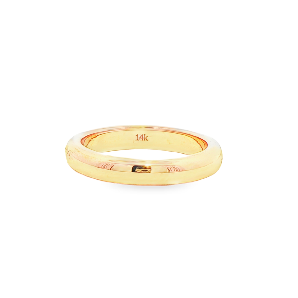 14K Yellow Gold Wedding Band – 3.5mm