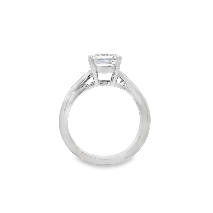 Platinum Semi-Mount Diamond Engagement Ring – 0.51ctw.