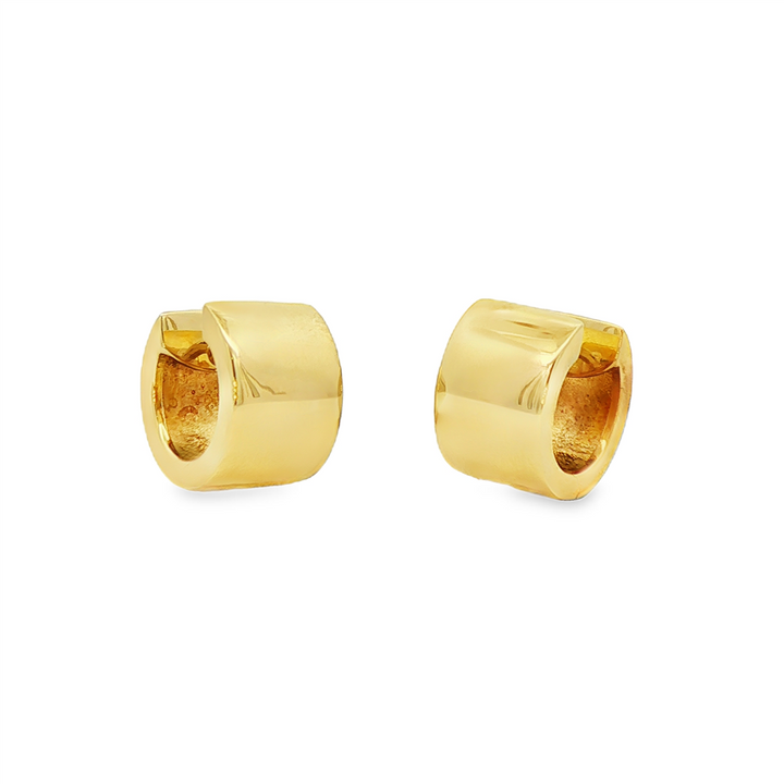 14K Yellow Gold Huggie Earrings – 8.3g