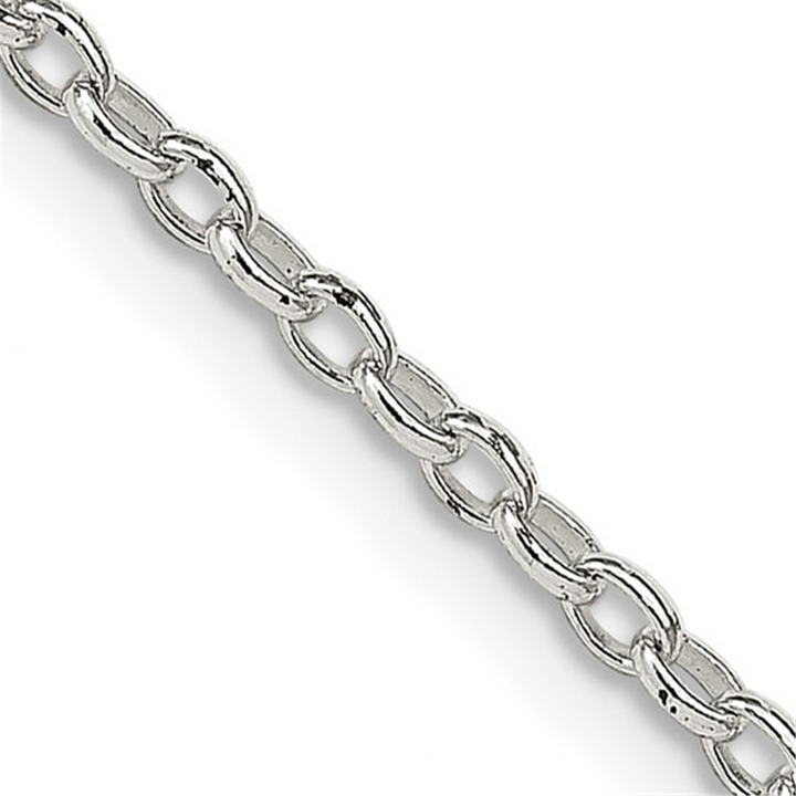 Sterling Silver Oval Fancy Chain – 1.6mm, 18"