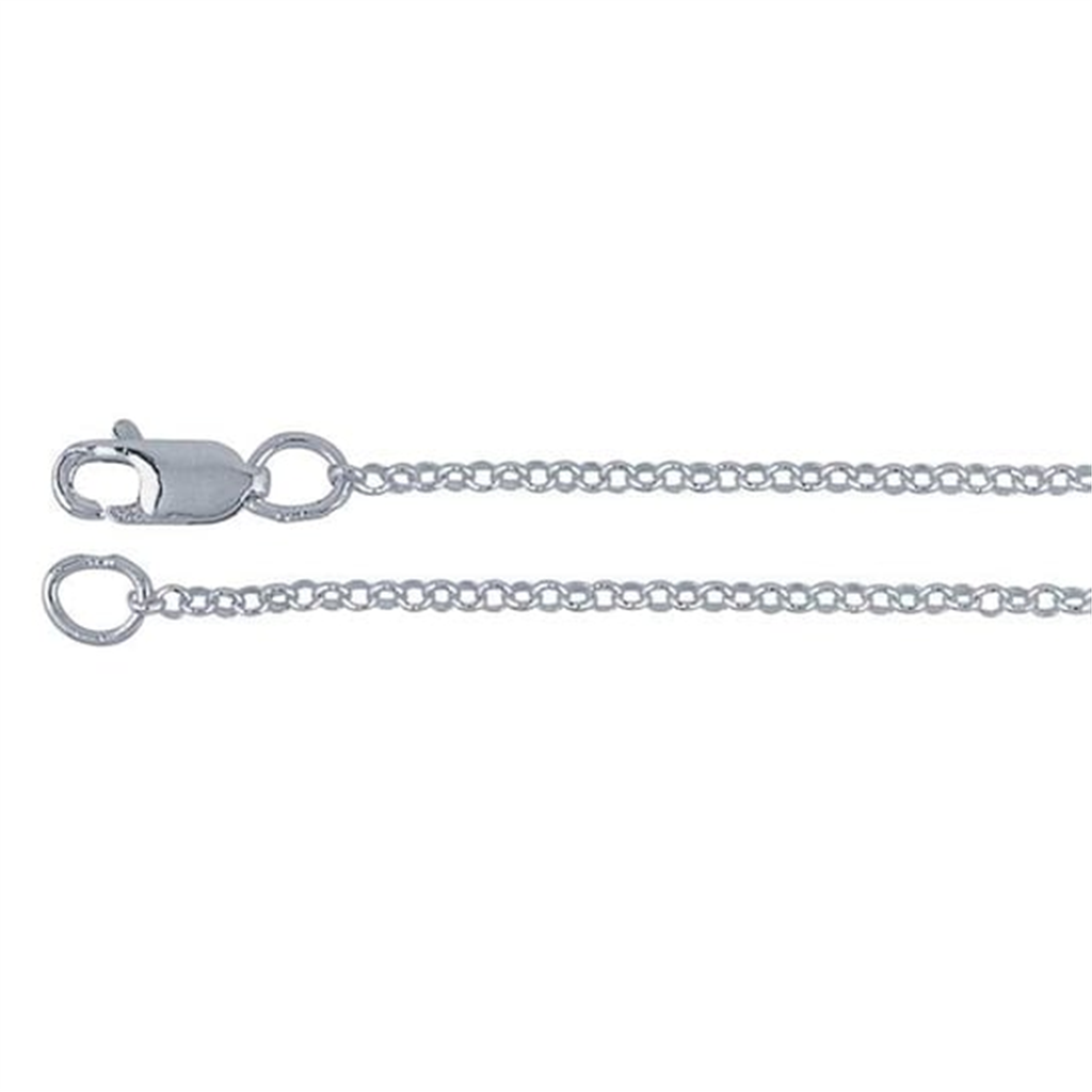 Sterling Silver 1.3mm Rolo Chain