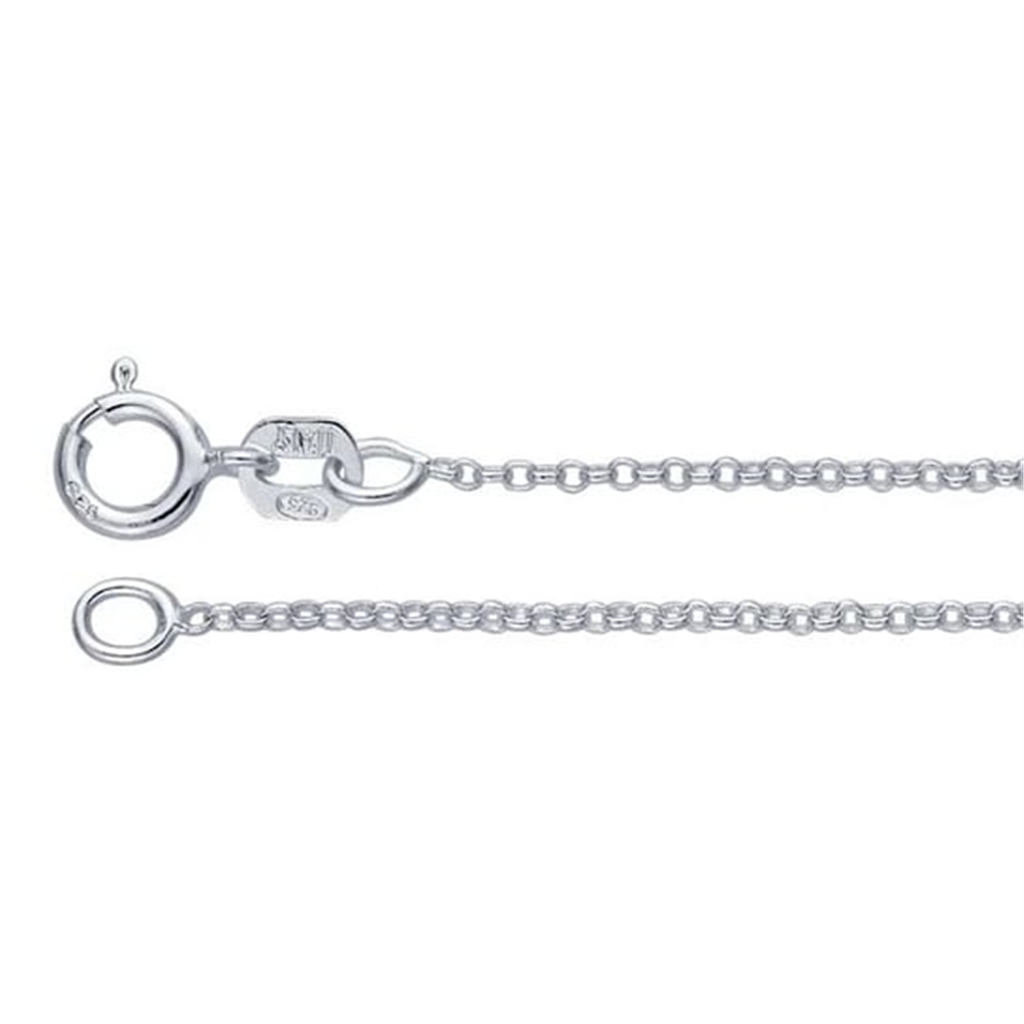 Sterling Silver 1.1mm Rolo Chain
