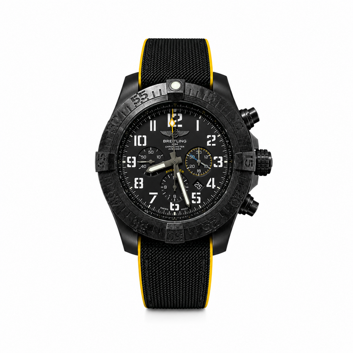 50mm Carbon Breitling Avenger Hurricane Chronograph Automatic Watch – Ref. XB0170E4/BF29-257S