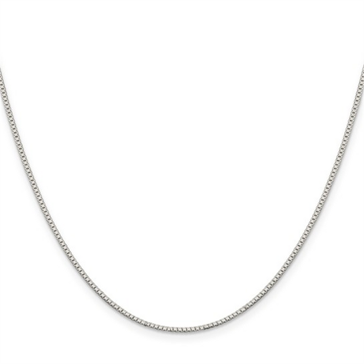 Sterling Silver Box Chain – 1.1mm, 18"