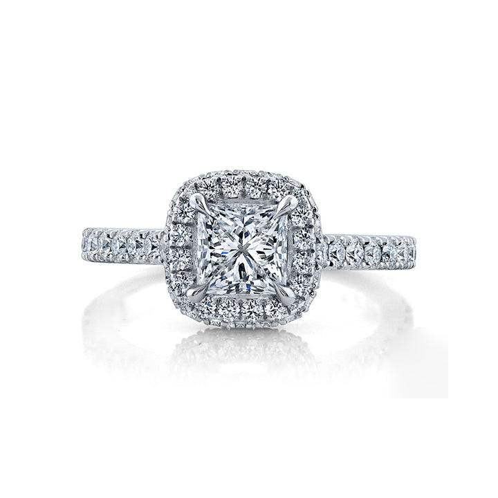 Cushion Infinity Diamond Halo