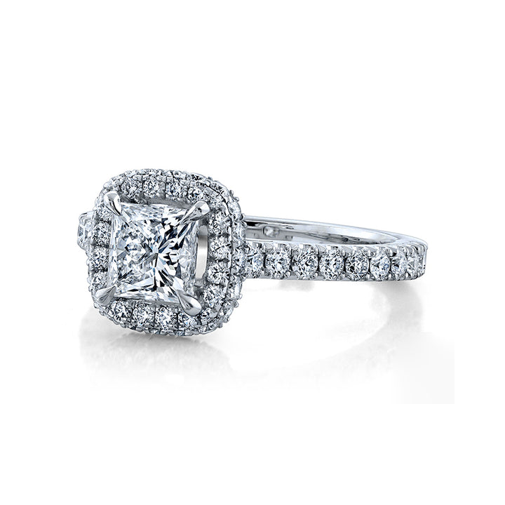 Cushion Infinity Diamond Halo