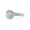 Diamond Halo Engagement Ring By Simone and Son