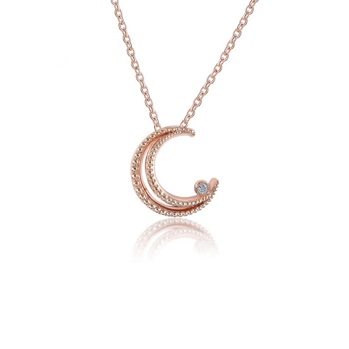 Small Gold Moon charm By Simone and Son Jewelers