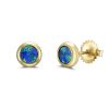 Opal Stud Earrings by Simone and Son