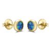 Opal Stud Earrings by Simone and Son