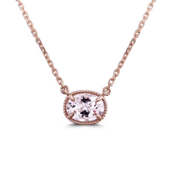 Morganite Pendant by Simone and Son